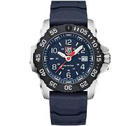 Luminox Navy Seal Steel 3250 Time Date Series Reloj para Hombre Analógico de Cuarzo Suizo con Brazalete de Goma XS.3253.CB
