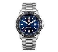 Luminox Pacific Diver XS.3123 Reloj de Hombre 44mm - Reloj de Buceo en Plata/Azul con Pantalla de Fecha 200m de Resistencia al Agua Cristal de Zafiro