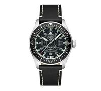 Luminox Reloj analógico automático para Hombre con Correa de Cuero XA.9601, Negro, Correa