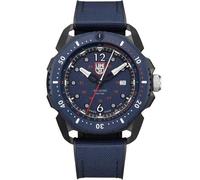 Luminox Reloj analógico de Cuarzo para Hombre con Correa de Caucho XL.1053, Azul, Correa