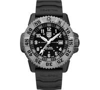 Luminox Reloj analógico de Cuarzo Suizo para Hombre con Correa de Goma XL.3351.1. Set, Negro, Correa