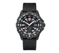 Luminox Reloj analógico de Cuarzo Suizo para Hombre con Correa de Tela XA.6442.H.Set, Negro, Correa