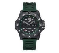 Luminox Reloj analógico Suizo automático para Hombre con Correa de Caucho XS.3877, Negro, Correa