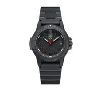 Luminox - Reloj para hombre - Tortuga marina de cuero de la serie 0300 de 39 mm - X3.ZC01.BO - Reloj de buceo para hombre - Cuarzo suizo - Hecho en Suiza - Resistente al agua hasta 100 m - Cristal