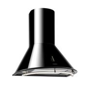 Lumio 614,8m³/h 60cm Campana Extractora de Pared Retrò Negro