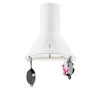 Lumio Neo Campana extractora retro, 60 cm, 610 m³/h, etiqueta energética A, en acero inoxidable y color blanco Klarstein