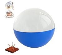 LumiOrb WiFi Crystal Ball - 2.7” 3D Video & Photo Memory Sphere with Base, Immersive 180° Display, Customizable Video & Photo Player, Ideal for Families & Special Occasions (Blue)