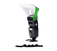 LumiQuest Flash Pocket Bouncer with UltraStrap Bundle - Universal Classic Design, Soften Light Quality, for External Camera Flashes - Perfect for Photographers, Travellers and Hobbyist (Neon Green)