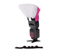 LumiQuest Ultrasoft Frosted Light Diffuser with UltraStrap - Features Compact Light Modifier, Scene Illuminator, Soften Harsh Flashes - Perfect For Photographers, Travellers and Hobbyist (Neon Pink)