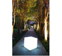 Lumisky Bombilla Cubo Blanco 40 cm E27 Polietileno Elegante Ambiente Cálido