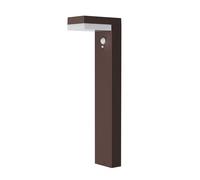 Lumisky CENOVA TALL CORTEN - Faro solar para fijar o plantar (50 cm), color blanco cálido