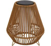 Linterna solar decorativa con base LED solar recargable LED blanco cálido SALOMEA SMALL H35cm