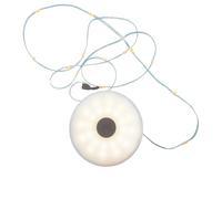 Lumisky Guirnalda de luces para exteriores portátil y recargable 2 en 1 LED blanco cálido 10M ROLY