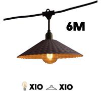 LUMISKY Guirnalda de luz Negro 6M