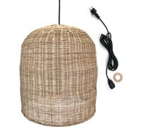 LUMISKY Lámpara colgante exterior con cable Beige D40CM