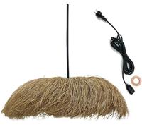 LUMISKY Lámpara colgante exterior con cable Beige H22 cm