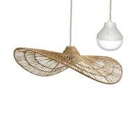 Lumisky Lámpara Colgante Marbella Nomad en Yute Natural de Estilo Bohemio con Bombilla LED nómada