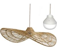 LUMISKY Lámpara colgante nómada exterior Madera H14CM