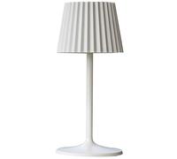 Lumisky Lámpara de mesa inalámbrica ABBY WHITE, LED blanco cálido, altura de 30 cm