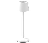 Lumisky Lámpara de mesa inalámbrica LED blanca cálida regulable EMILY H20cm, blanco