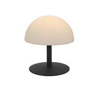 Lumisky Lámpara de mesa inalámbrica pie de acero gris LED blanco cálido/blanco regulable NEPTUNE ROCK H20cm