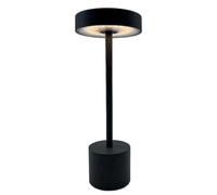LUMISKY Lámpara de Mesa inalámbrica táctil LED Roby, de Aluminio Gris Oscuro, Altura de 30 cm
