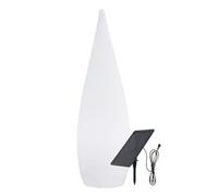 Lumisky - Lámpara de pie solar con gota LED, multicolor regulable CLASSY C120, SOLAR H120 cm con mando a distancia