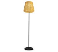 Lumisky - Lámpara de pie solar exterior de poliratán con módulo LED blanco cálido mando TALL BOHEME SOLAR H160cm