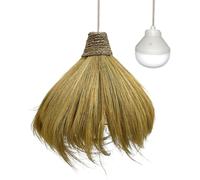 LUMISKY Lámpara de techo portátil Madera D60 cm