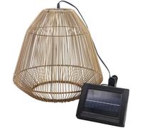 LUMISKY Lámpara de techo solar bohemia Marrón H39cm