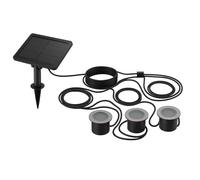 Lumisky - Lote de 3 focos solares para piscina (3 unidades, luz solar, LED, 10 cm), color blanco cálido