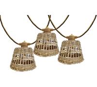 LUMISKY Luces solares de cadena híbridas Beige 8M