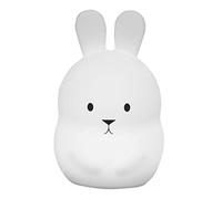 Lumisky, Luz de noche LED táctil inalámbrica conejo bebé H19CM BUNNY Blanco