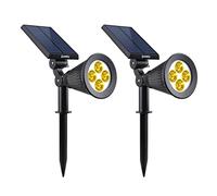 Lumisky SPIKY WARM X2 Spots Solaires à Base LED, Caja de 2