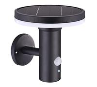 Lumisky Wall Aplique Solar multifunción con Detector de Movimiento Thy LED de 18 cm, Negro, 16 x 16 x H17