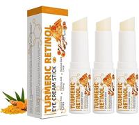 Lumistick For Eye Bags,Turmeric Retinol Eye Cream Stick, Eye Balm Stick Hydrating For Puffiness And Bags Reduces, Turmeric Hydrating Eye Balm Stick, Reduces Fine Lines (3pcs, one size)