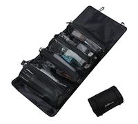 LumiSyne 4 En 1 Bolsa De Cosméticos Desmontable Bolsa De Aseo Colgante Et Enrollable Neceser De Viaje Bolsa De Maquillaje De Malla Portátil Plegable Bolsa De Aseo Neceser De Maquillaje Impermeable