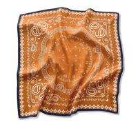 LumiSyne Bandanas Pañuelo Para La Cabeza Multifuncion Para Hombre Mujer - Algodón Lino Sensación Paisley Vintage Cálido Transpirable Para Cabello Cuello Chal 68 x 68 cm