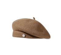 LumiSyne Boinas Francesa Clásico Para Mujer Mezcla De Lana Color Sólido Con Decoración Metálica Ajustable Vintage Gorra Boina Artista De Las Pintor Boina Sombrero De Boina Ligero Cálido Otoño Invierno