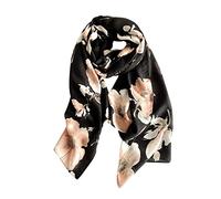 LumiSyne Bufanda De Algodón Mujer Estampado Floral Mariposas Tejido De Espiga Largo Suave Fulares Ligero Chal Pañuelo Protector Solar Estolas Primavera Verano Playa