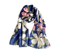 LumiSyne Bufanda De Algodón Mujer Estampado Floral Mariposas Tejido De Espiga Largo Suave Fulares Ligero Chal Pañuelo Protector Solar Estolas Primavera Verano Playa