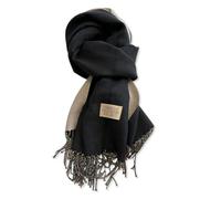 LumiSyne Bufanda De Cachemira Reversible Para Mujer Hombre Color Sólido Pashmina Chales y Envolturas Doble Cara Bicolor Tejidos Planos Bufanda Con Borla Largo Grande Fulares Ligero Cálido Estola