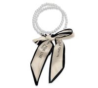 LumiSyne Bufanda De Seda Collar Mujer Chica Flaco Larga Pañuelo De Cuello Con Collar De Perlas Estampado Flores Patrón Letras Rayas Decoración Bufanda De Cuello Corbata Pañuelo Cinta Banda Cabeza