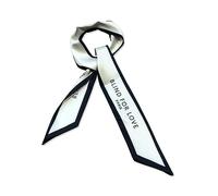 LumiSyne Bufanda De Seda Estrecha Mujer Chica Flaco Larga Pañuelo De Cuello Estampado Flores Árboles Patrón Letras Estilo Artística Retro Fulares Satín Pañuelo Para El Pelo Pañuelo Cinta Banda Cabeza