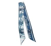 LumiSyne Bufanda De Seda Estrecha Mujer Chica Flaco Larga Pañuelo De Cuello Leopardo Estampado Animal Patrón Flores De Colores Fulares Satín Diadema Banda Para El Cabello Pañuelo Cinta