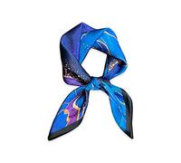 LumiSyne Bufanda De Seda Mujer Pañuelo Cuadrada 70×70cm Patrón De Paisley Estampado Pata De Gallo Ligero Satén Bufanda Pequeña Multifuncion Pañuelo Para Cabello Cuello Bandanas Banda Cabeza