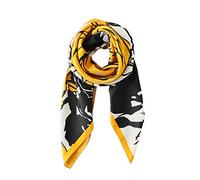 LumiSyne Bufanda De Seda Mujer Pañuelo Cuadrada Estampado De Rosas Bicolor 90x90cm Bandanas Ligero Banda Cabeza Para El Cabello Cuello Pañuelos Dormir