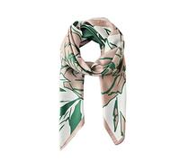 LumiSyne Bufanda De Seda Mujer Pañuelo Cuadrada Estampado De Rosas Bicolor 90x90cm Bandanas Ligero Banda Cabeza Para El Cabello Cuello Pañuelos Dormir