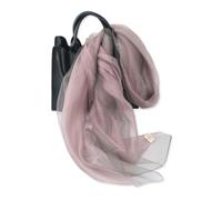 LumiSyne Bufanda De Seda Organza Doble Capa Mujer Glitter Chales y Envolturas Para Vestido De Noche Color Sólido Con Hilo Dorado Ligero Transparente Tul Estola Magnífica Para Novia Boda Bola Fiesta