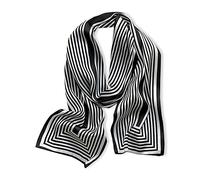LumiSyne Bufanda Estrecha Mujer Pañuelos Satén Sedoso Patrón De Rayas Clásico Elegancia Francesa Estilo Negocios Flaco Larga Bufanda De Cuello Bandanas Banda Para El Cabello Pañuelo Cinta